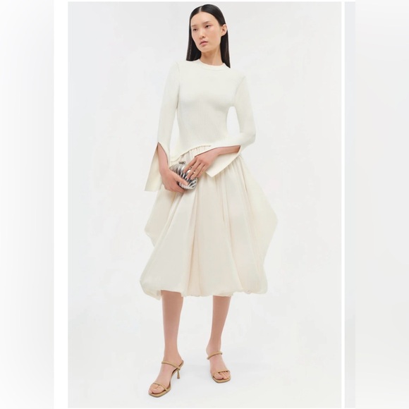 Simkhai Dresses & Skirts - Simkhai Kenlie Ivory Midi Dress